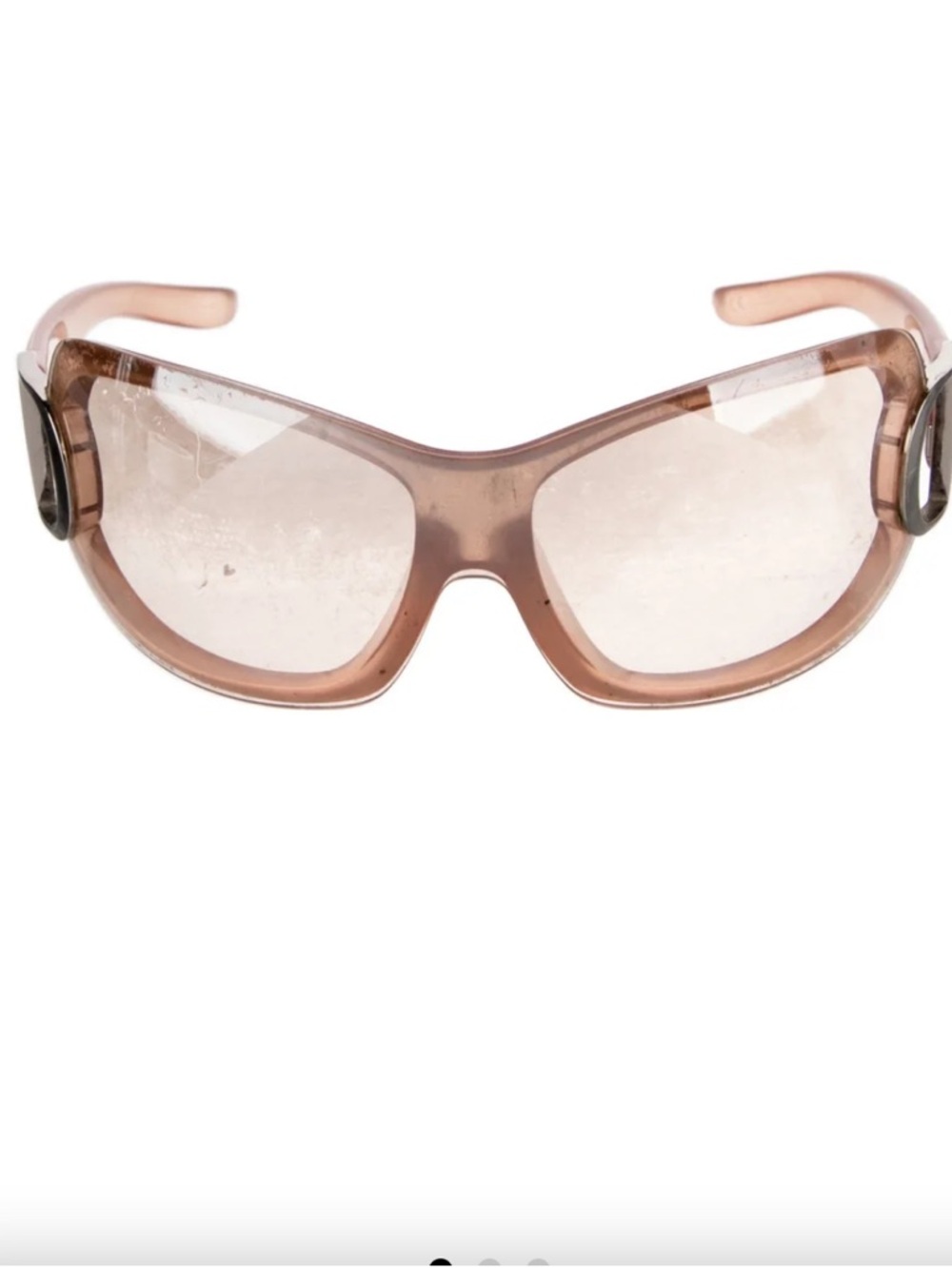 Dior Pink-Tinted Oversized Sunglasses
